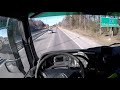 Relaxing Mercedes Truck & Trailer drive with commentary