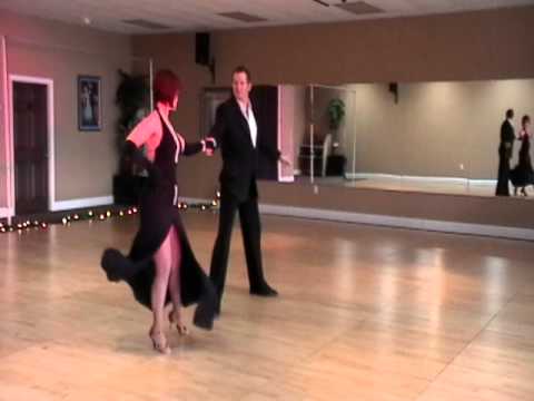 Cheryl Parton and Jeremy Norris Rumba Rehearsal