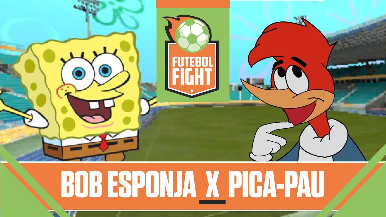 Bob Esponja vs Pica-Pau - Futebol Fight