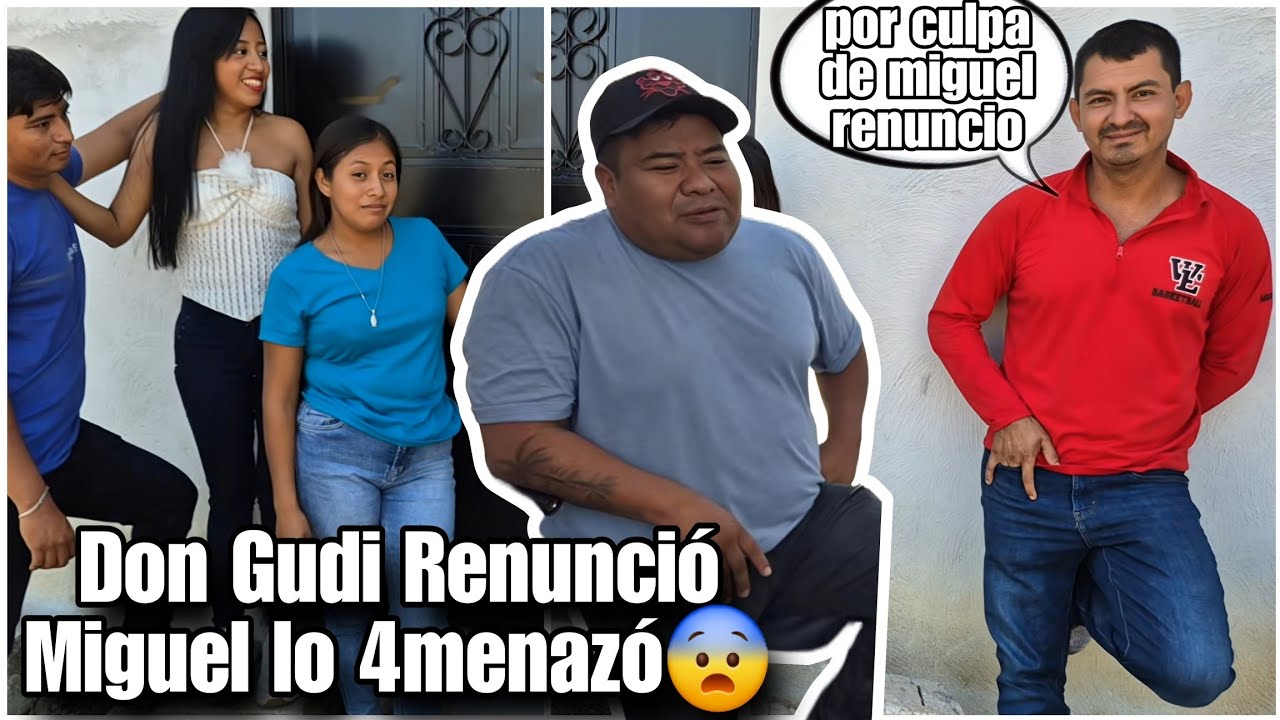 Miguel amenaxo de mvertɛ a don Gudi/si te miro en el jabalí con Ingrid, vivo no vas a salir dijo