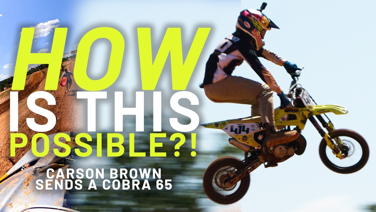 ЭТО НЕ ДОЛЖНО БЫТЬ ВОЗМОЖНО | Карсон Браун рвет Cobra 65cc