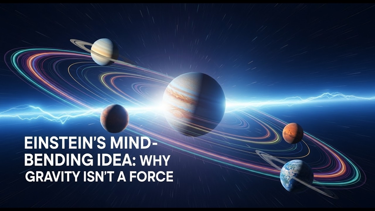 Einstein’s Mind-Bending Idea: Why Gravity Isn’t a Force? - YouTube