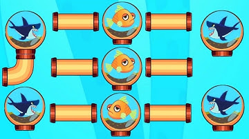 Save the fish Fishdom /Pull the pin game /ios android gameplay Walkthrough levels 2005-2015 Part#126