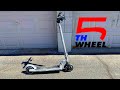 5th wheel m1 electric scooter 5 mile test ride scooter