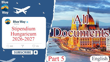 En. All Documents for stipendium hungaricaum| Step-by-Step 2026-2027