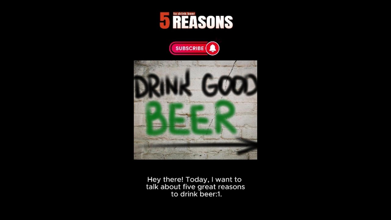 5 reasons to drink beer