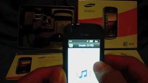 NIB SAMSUNG SOLSTICE ((UNLOCKED))