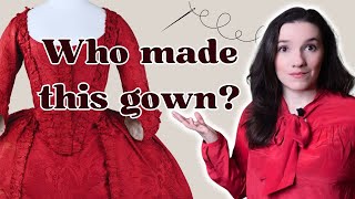 Who made 18thCentury gowns? Ft. free book!
