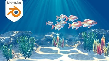 Hoe maak je een onderwaterscène in Blender Eevee