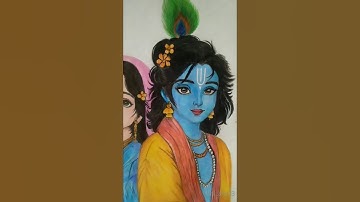 Radha Krishna drawing (part 4) 🦚💞💞#krishna #drawing #radhakrishna#youtubeshorts#shor@RohitDasArts