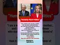 “Humanity Above Politics” | Emotional Statement Goes Viral #trendingnow #geopolitics