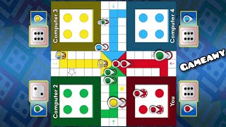 लूडो किंग रश मोड | LUDO Game On Mobile | LUDO King Mobile Gameplay | Original Theme #45 | Gameawy screenshot 4