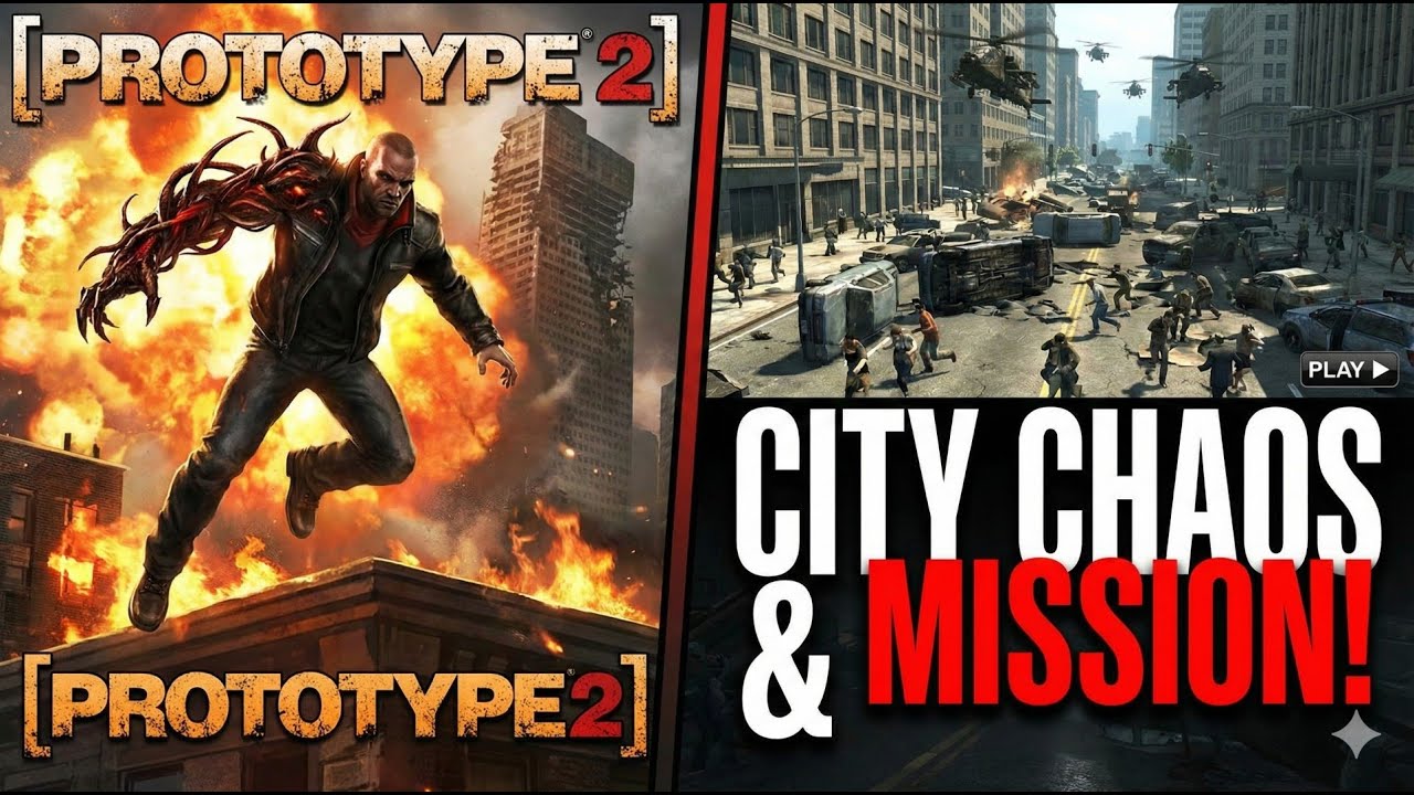UNLEASHING CHAOS! 💥 Prototype 2 City Rampage & Mission Gameplay 2*