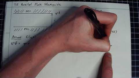 Lecture 11a---Transverse Electric Parallel Plate Waveguide