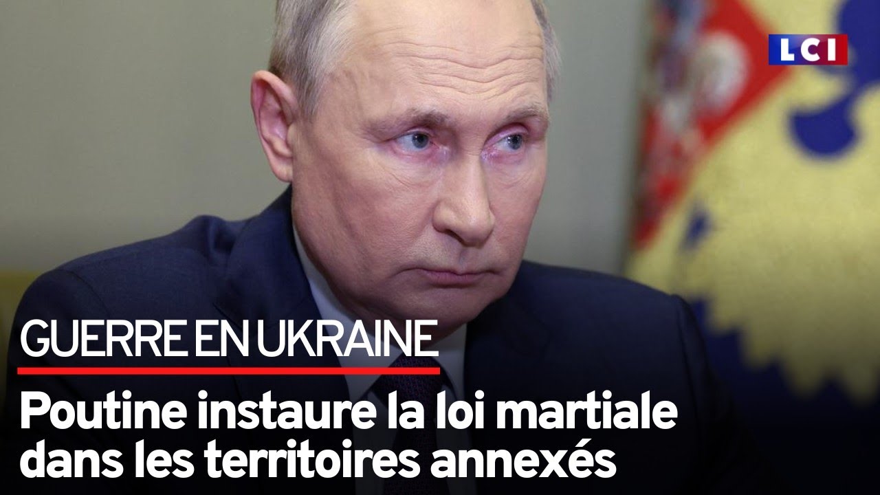 Poutine instaure la loi martiale dans les territoires annexés YouTube