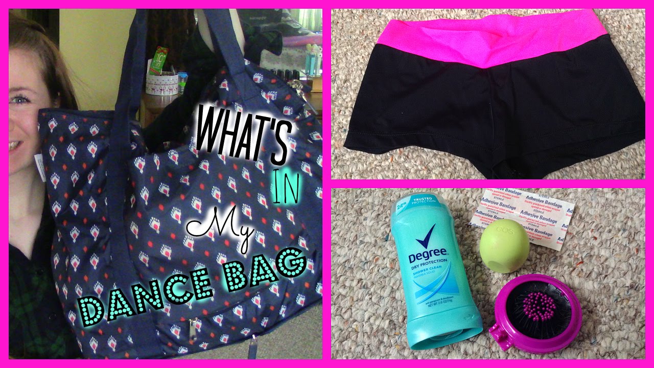 What's In My Dance Bag! - YouTube