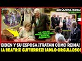 DE ÚLTIMA HORA! BEATRIZ ES TRATADA COMO REYNA POR LA ESPOSA DE BIDEN ¡AMLO FELIZ! NUNCA HABIA PASADO