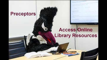 Access Online Library Resources - Preceptors