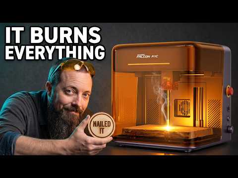 I Tested Creality's Enclosed Laser Engraver… Is the Falcon A1C Worth It?