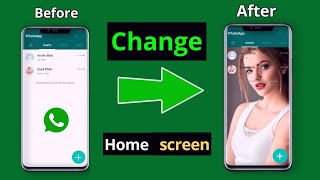 How To Change Whatsapp Home Screen Wallpaper || Whatsapp Background Change