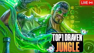Rank 1 Draven Jungle | D3 To Challenger Rank Boost | 98% GM 91% Challenger | SoloQ 1v9 GGEZ