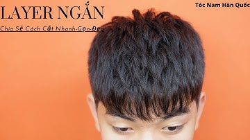 Kiểu Tóc Layer Ngắn | Chia Sẻ Cách Cắt Nhanh - Gọn -Đẹp | Tóc Nam Ngắn Đẹp | Ng . Tuấn Barber 17