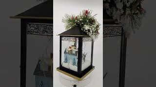 Thomas Kinkade Bradford Exchange LOVE Led Christmas Lantern Sparkle Of Season
