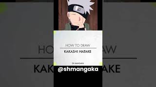 How to draw Kakashi Sensei