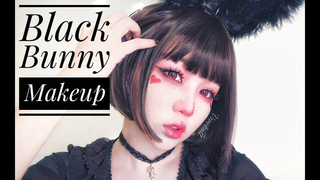 Black Bunny Makeup Tutorial Vivekatt YouTube