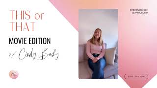 Celebrity THIS or THAT Movie Edition with Cindy Busby Profile