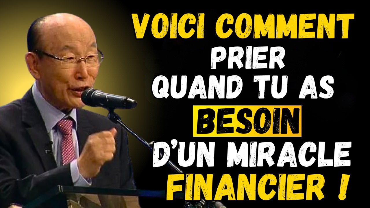 La PIÈRE qui Émeut le CIEL et libère l’abondance Financière | DAVID YONGGI CHO