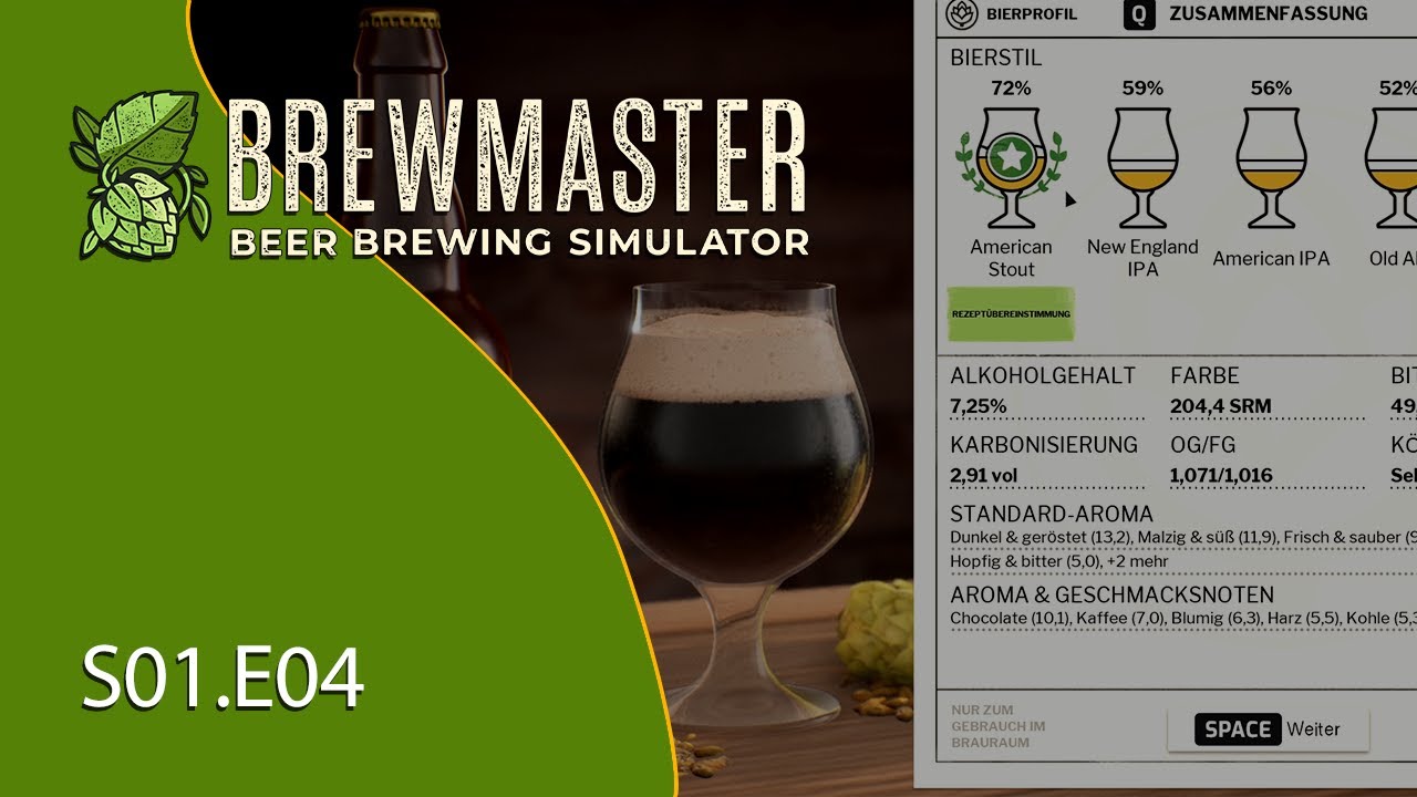 BREWMASTER BEER BREWING SIMULATOR🍺 004 Gameplay Ein dunkler Job für eine Band (2/2) YouTube