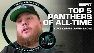 Luke Combs’ Top 5️⃣ Carolina Panthers of all-time | The Pat McAfee Show