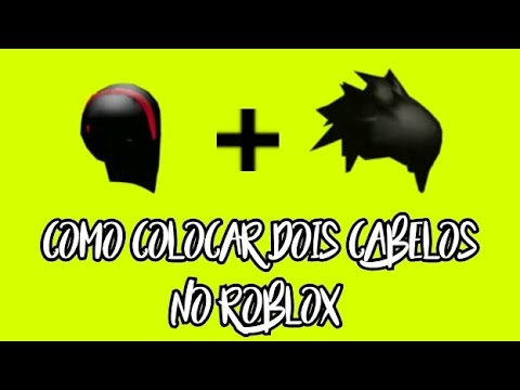 COMO POR DOIS CABELOS NO ROBLOX PELO CELULAR! (2020-2021) 