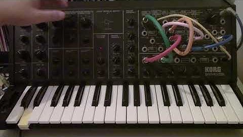 Korg MS-20 a simple techno loop 26 #korgms20