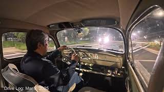Driving log: 1958 VW Bug Nite Drive
