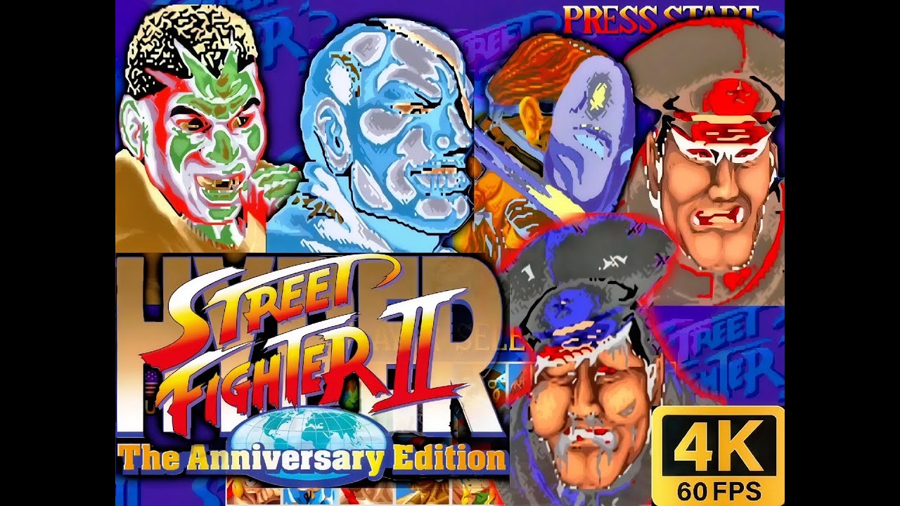 Hyper Street Fighter II - [Arcade] – Unfinished World Warrior Bosses ...