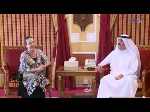 حاكم أم القيوين يستقبل سفيرة المكسيك