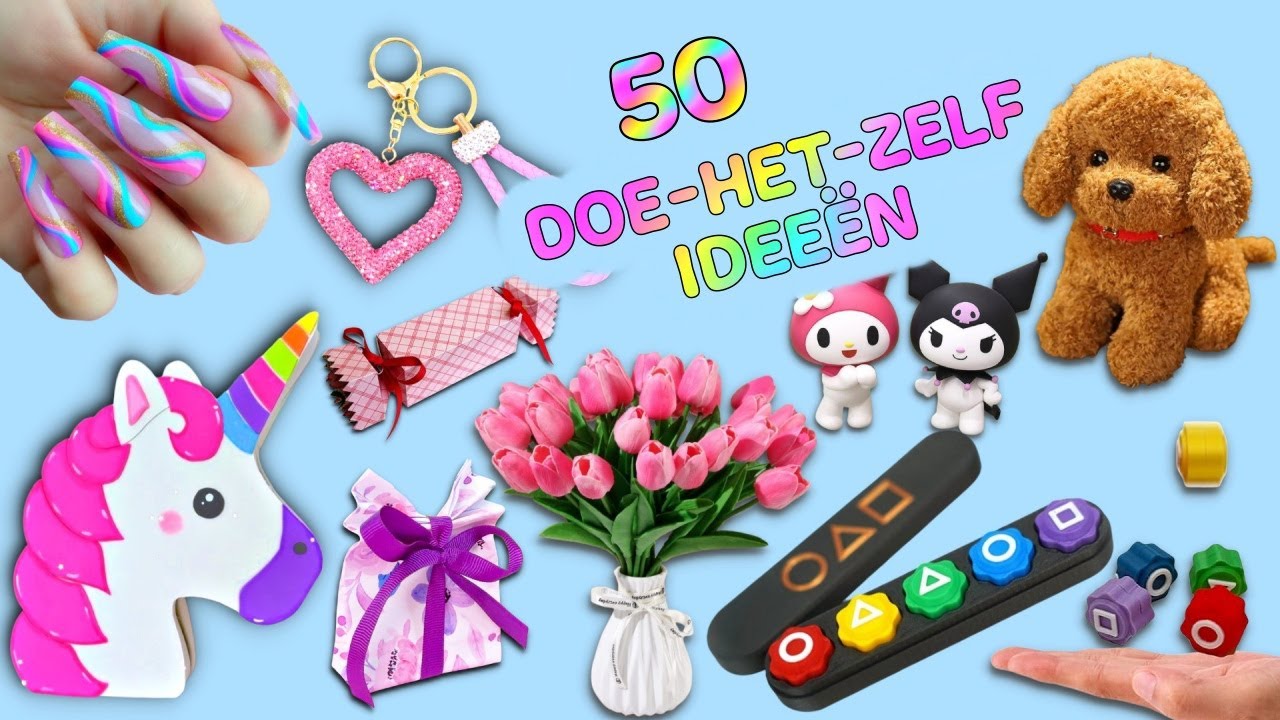 50 GEWELDIGE DIY PROJECTEN VOOR THUIS: KAMERDECORATIE, SCHRIJFWAREN, CADEAUS & MEER! #diy