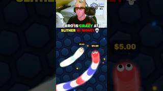 Bro Is CRAZY at Slither W/Money💰 #unemployed #slitherio