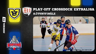 Play-off CROSSDOCK Extraligy hokejbalu | HBC Hostivař vs. HbK Karviná |2. Čtvrtfinále