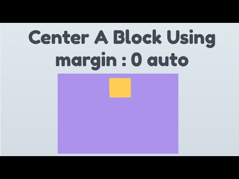 Center a div using margin: 0 auto | HTML, CSS and JavaScript for beginners