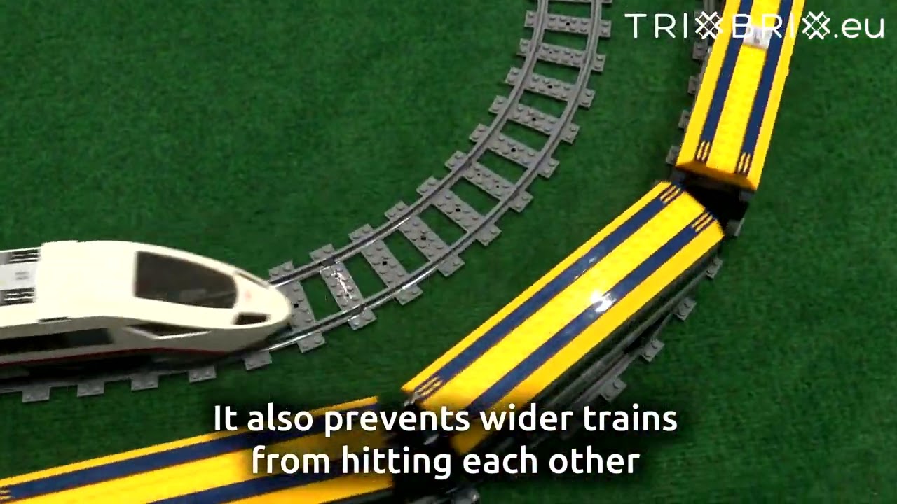 Trixbrix Curved Track R56 - 8× (Half Circle) - YouTube