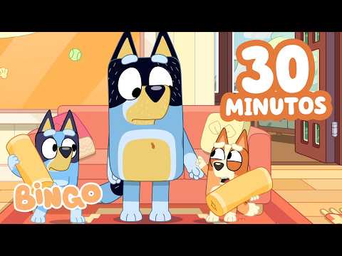 ¿Por qué huele mal papá? 👃 | Momentos graciosos de Bingo y Bluey 🧡 | Bingo - Español Canal Oficial