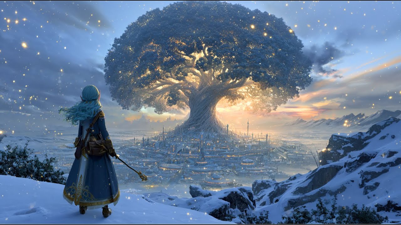 Winter's Mystical Tree ❄️ Celtic Fantasy Ambience for Meditation & Focused Work