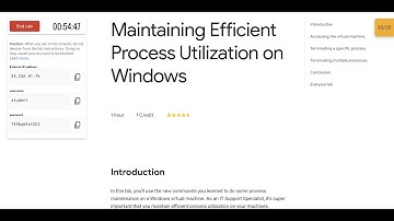 Maintaining Efficient Process Utilization on Windows || #qwiklabs || #coursera