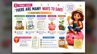 Penny's Money Adventures 🐷 FREE Printable Walkthrough (Saving for Kids)