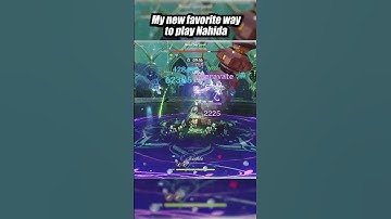 MY NEW FAVORITE WAY TO PLAY NAHIDA AKA XIAOHIDA #nahida #xianyun #genshinimpact #shorts