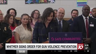 Whitmer signs order extending Michigan Gun Violence Prevention Task Force