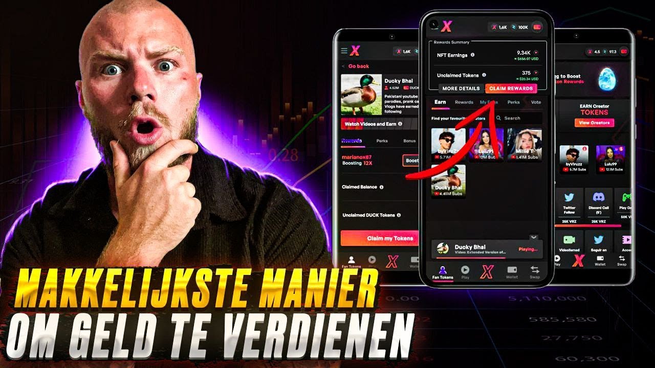 Makkelijkste Manier om €45-€200 PER DAG te Verdienen met Cryptocurrency |  XCAD Play Gids #watch2earn